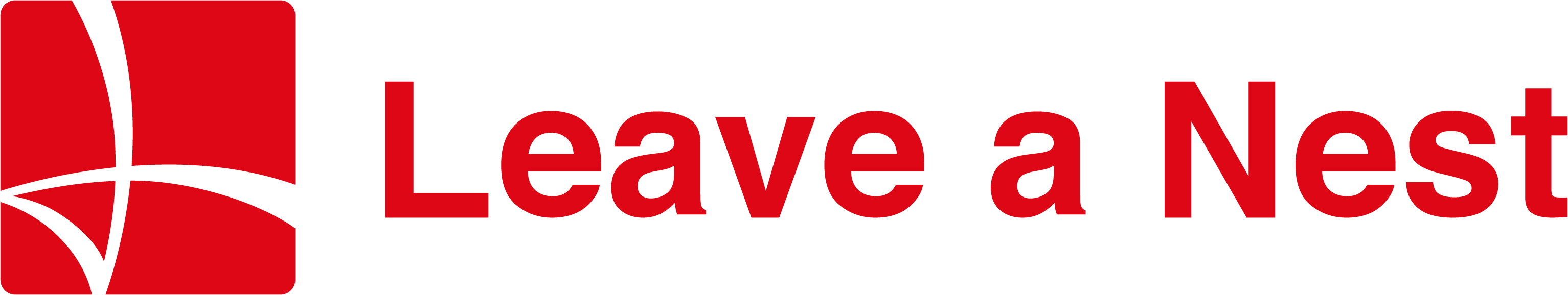 Leave a nest logo